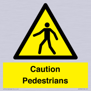 Caution Pedestrians
